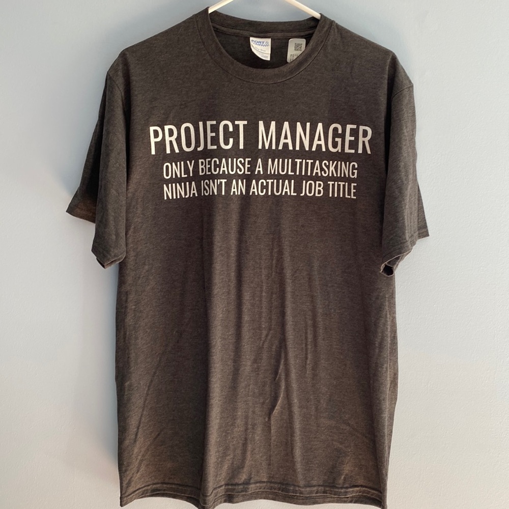 NWT Project Manager Ninja Unisex Tshirt